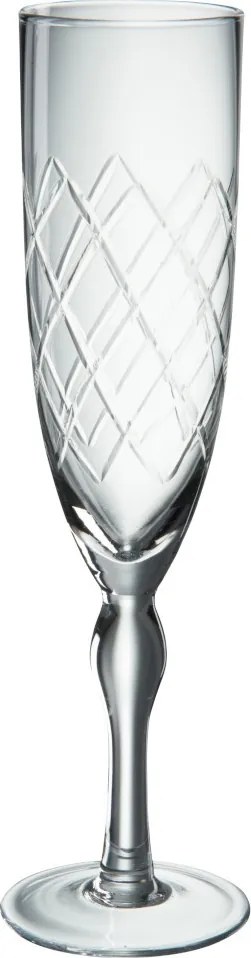 Pohárik na šampanské Vidrio - ∅ 6 * 25 cm