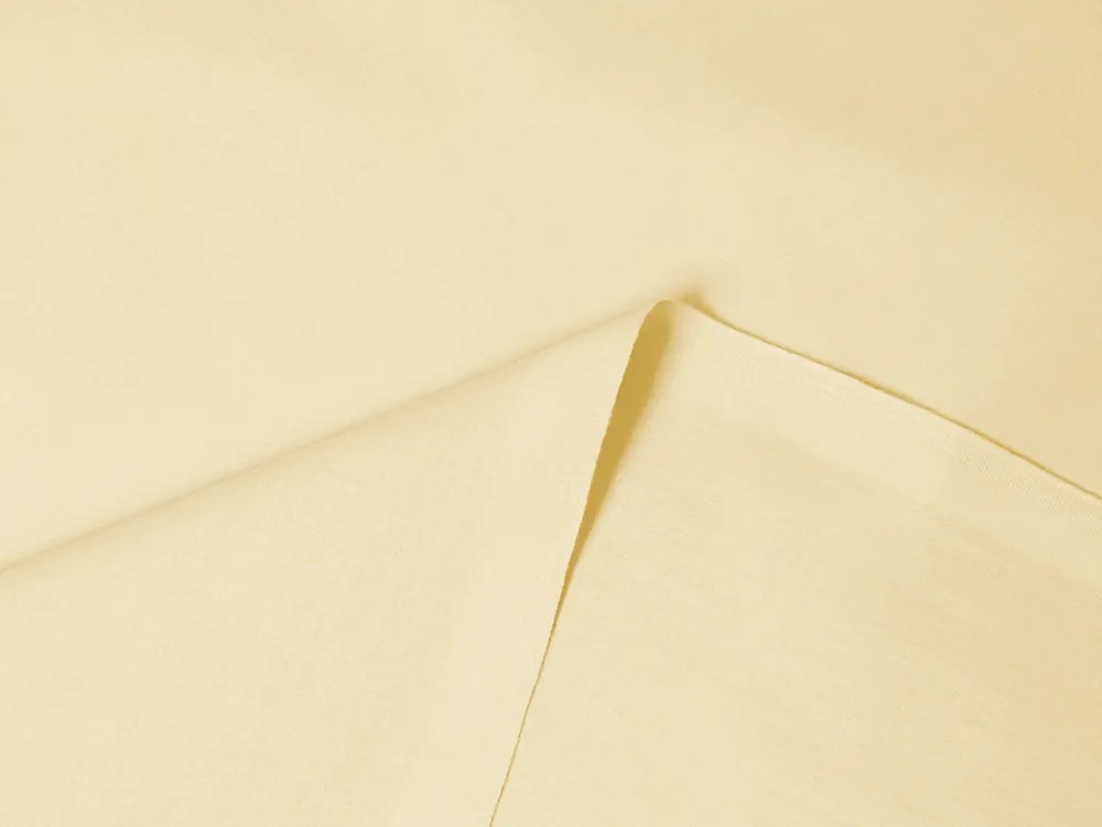Biante Bavlnená obliečka na vankúš s lemom Torino TON-004 Pastelovo žltá 35 x 45 cm