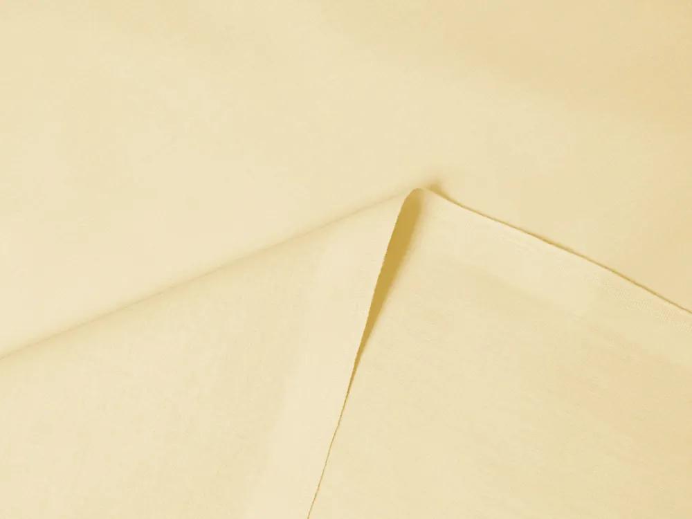 Biante Bavlnená obliečka na vankúš s lemom Torino TON-004 Pastelovo žltá 50 x 60 cm