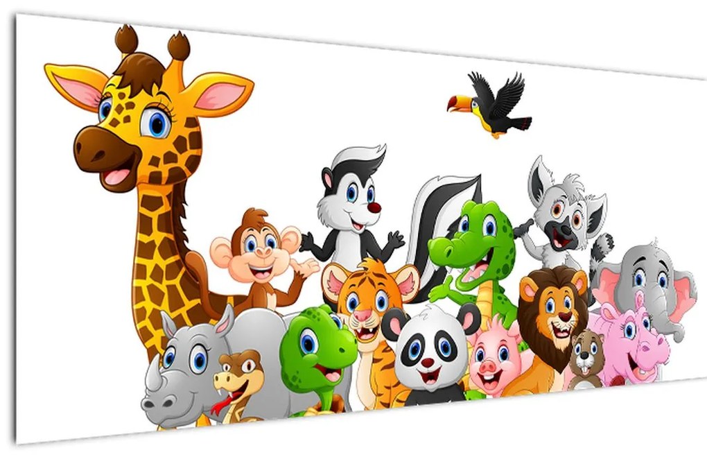 Obraz zvieratiek (120x50 cm)
