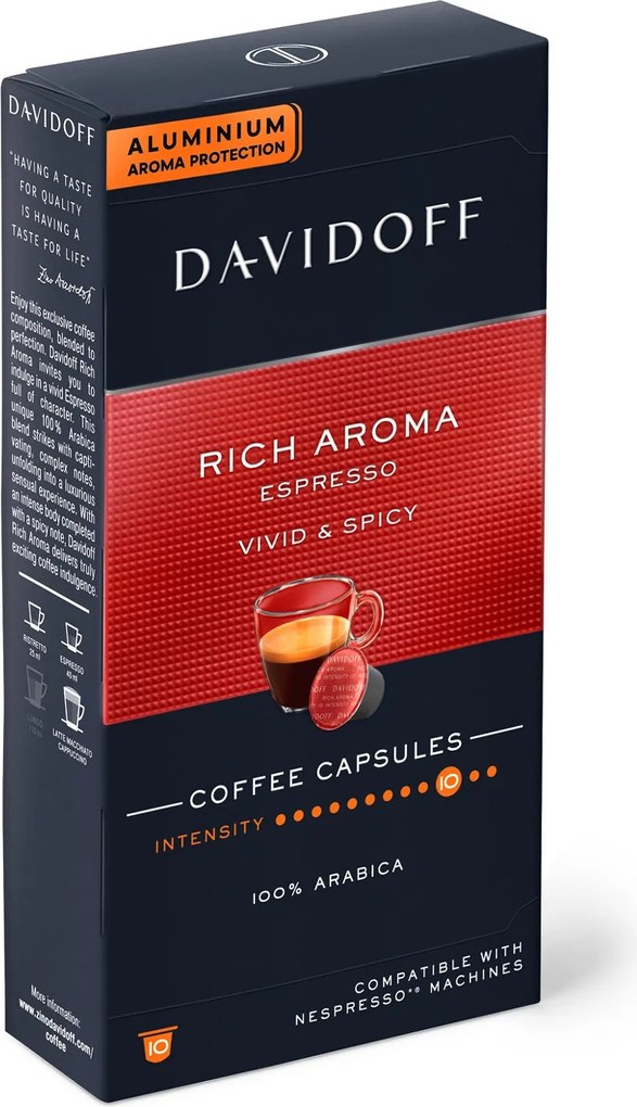 DAVIDOFF CAFÉ Rich Aroma Espresso - 10 kapsúl