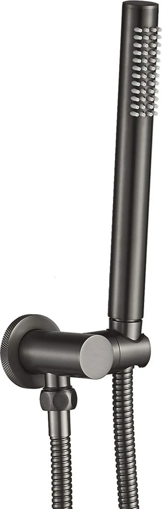 Sprchový komplet REA LUNGO GRIP + BOX s podomietkovou batériou, gun grey
