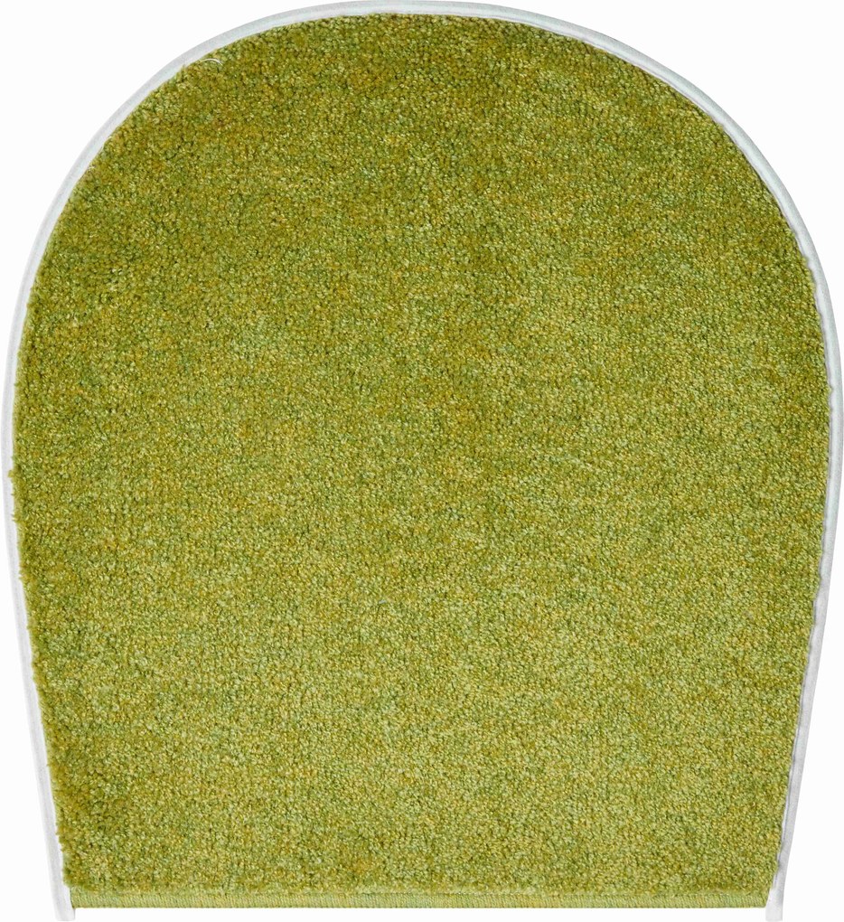 GRUND Kúpeľňová predložka ORLY zelená Rozměr: 47x50 cm - na víko od WC nebo jako podsedák na židli