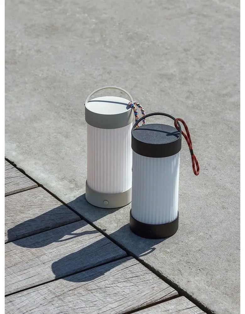 LED prenosné stmievateľné vonkajšie svietidlo na USB ø 9 cm Camp – Hübsch