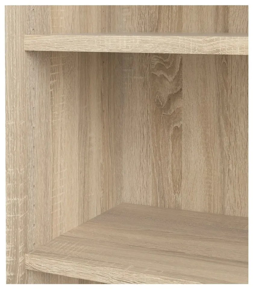 Modulárna knižnica v dekore duba v prírodnej farbe 89x222 cm Prima – Tvilum