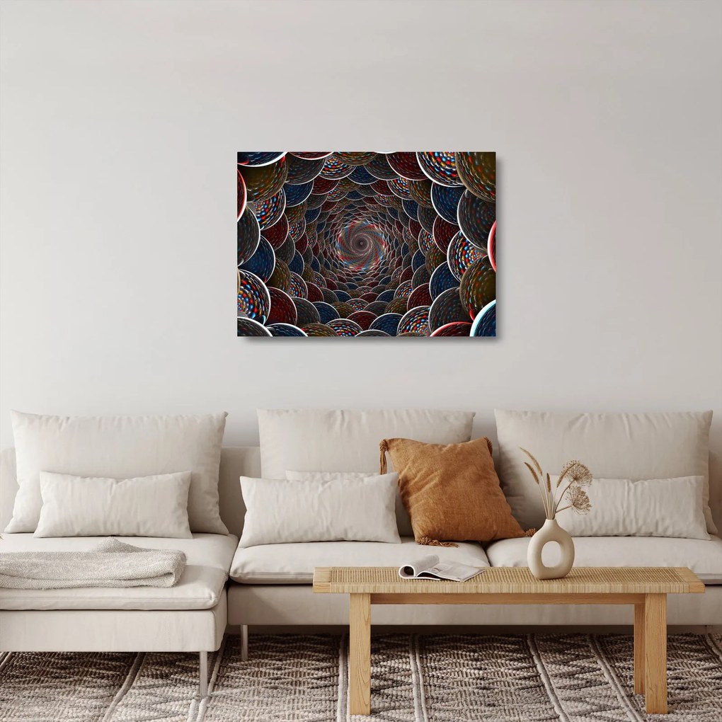 Sklenený obraz - Vír (70x50 cm)