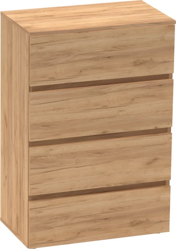 Komoda PARMAD, dub craft zlatý