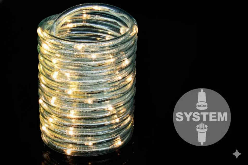 Nexos 2190 diLED svetelný kábel - 60 LED teple biela