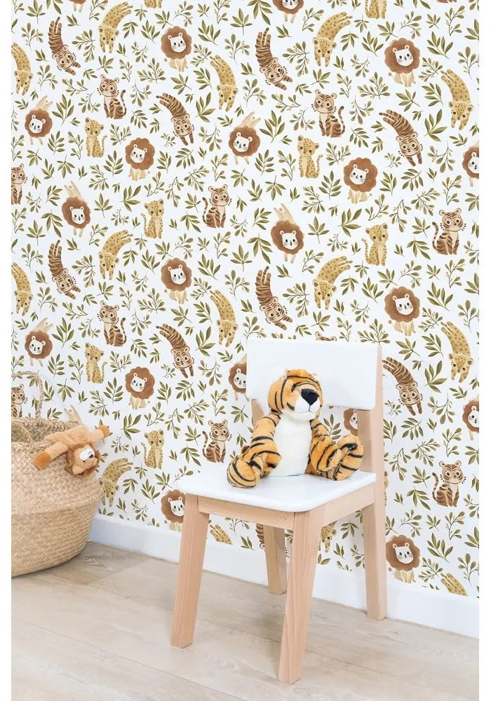 Detská tapeta 10 m x 50 cm Jungle Trio – Lilipinso
