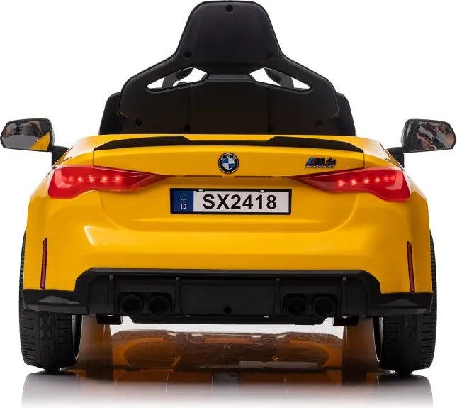LEAN CARS BMW M4 na akumulátor, žlté