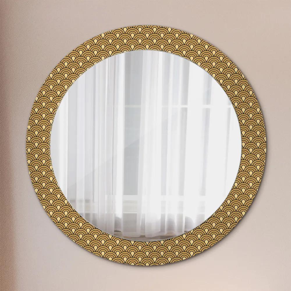 Okrúhle ozdobné zrkadlo Deco vintage fi 70 cm
