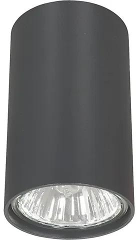 NOWODVORSKI Prisadené stropné svietidlo EYE S, šedé, GU10, 1x35W, 5,5 cm, okrúhle
