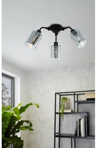 Eglo 43308 - Prisadený luster FORESTBURG 3xE27/40W/230V