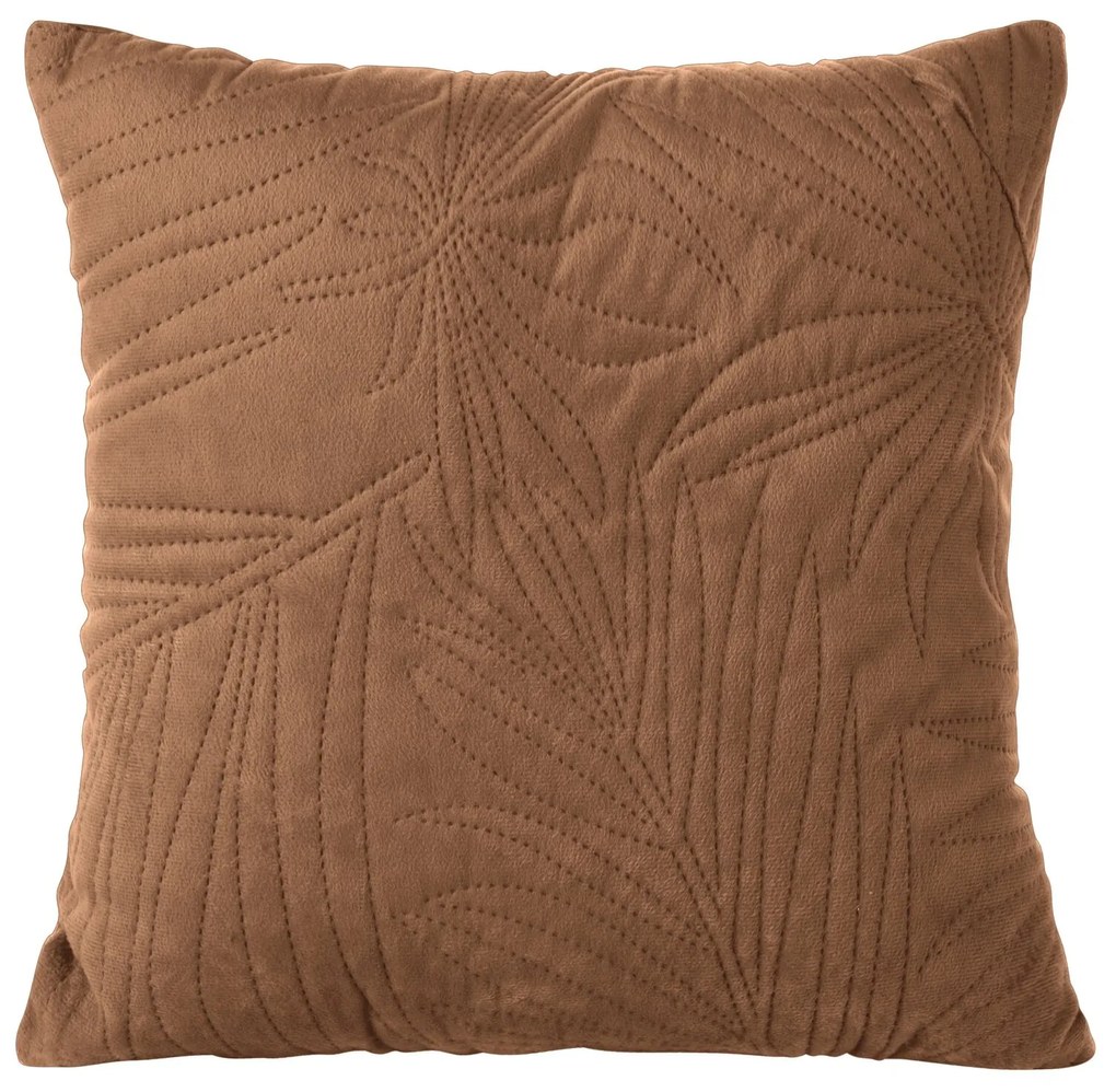 DEKORAČNÁ OBLIEČKA NA VANKÚŠ LUIZ4 40X40 CM TEHLOVÁ