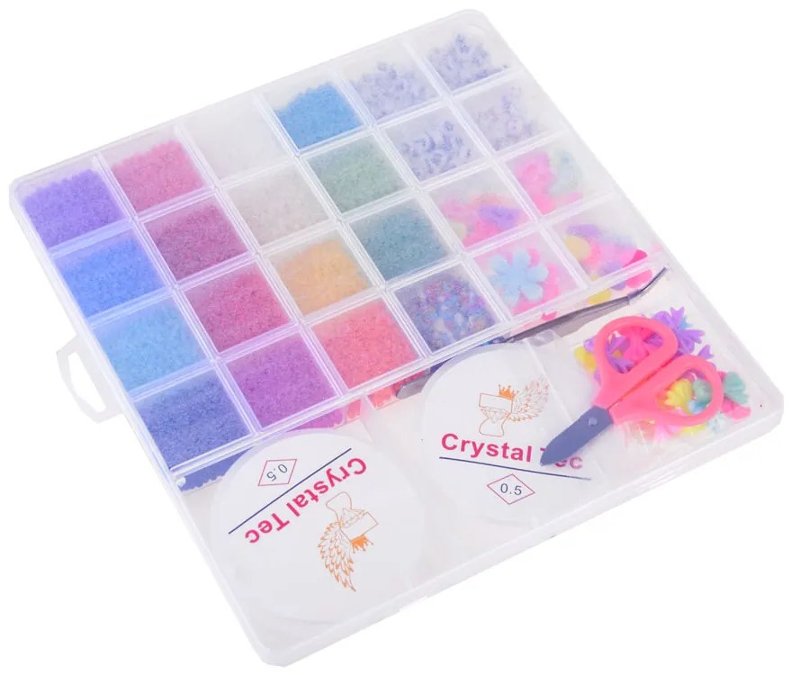 JOKOMISIADA Korálky na náramky korálky set DIY detské šperky ZA4172
