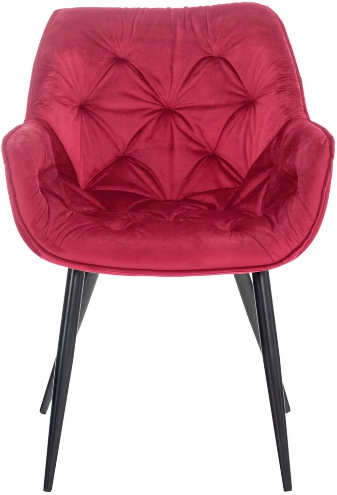 Stolička Tanna - zamat - Červená