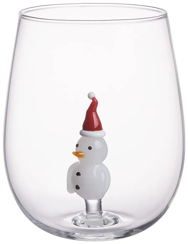 MERRY & JOY Pohár snehuliak 450 ml