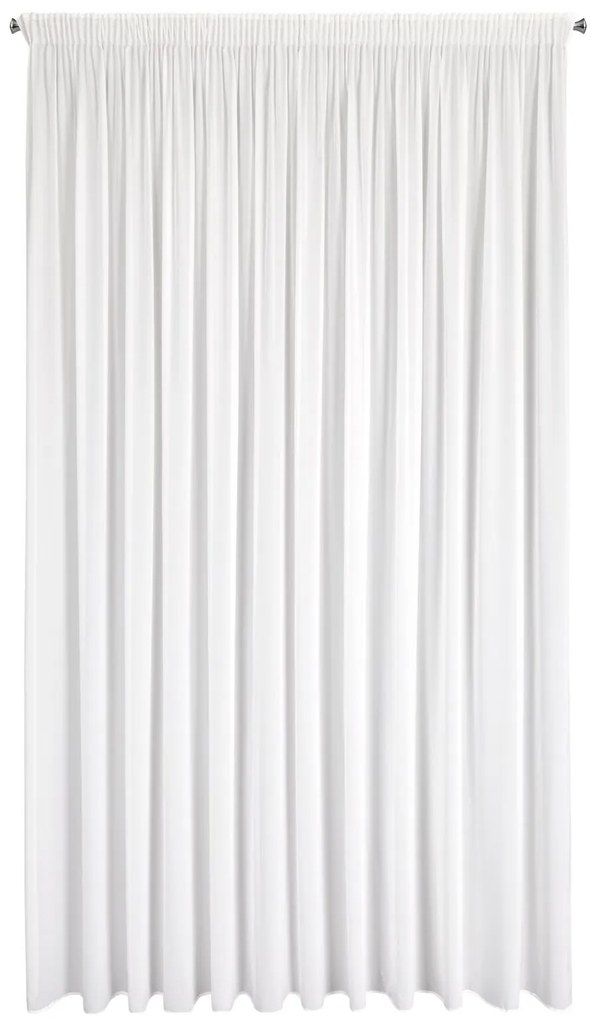 ZÁCLONA NA PÁSKE DEBRA 300X270 CM BIELA