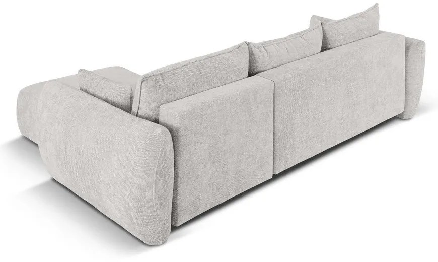 Svetlosivá rohová pohovka (pravý roh) Matera – Cosmopolitan Design