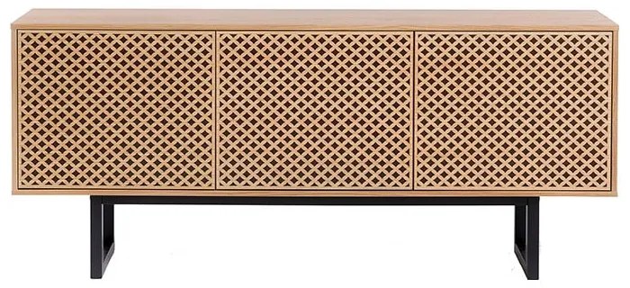 Komoda v dubovom dekore Woodman Mora Diamond, 175 x 75 cm