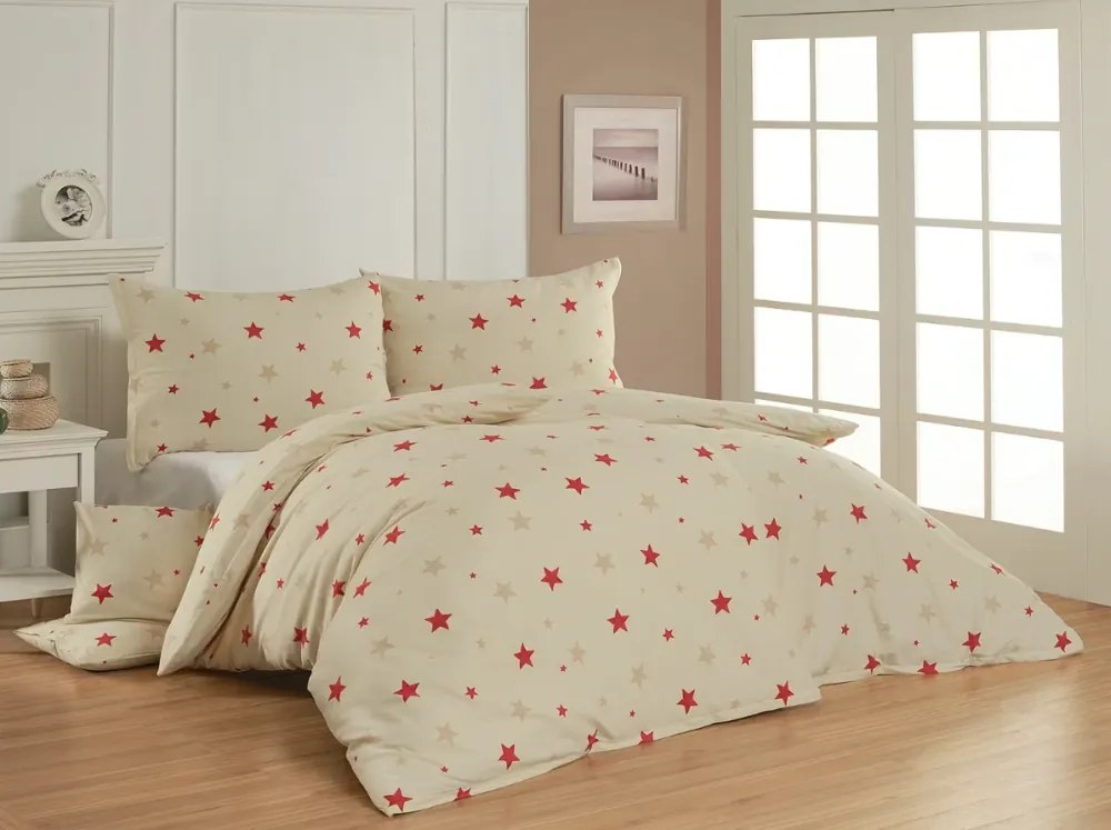 Matejovský Flanelové obliečky Berly 200x200/2x70x90 cm