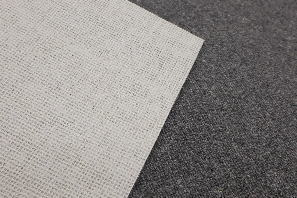 Metrážny koberec Dublin 145 šedý, na mieru, šíře 4m,5m, šedá, ab (mriežka), chodba / predsieň, Avanti