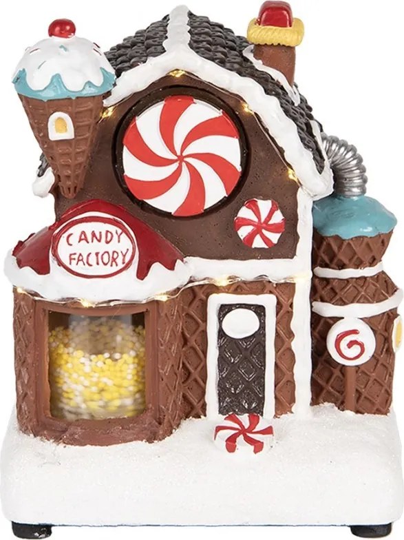 Hracie vianočné dekorácie s LED svetielkami Candy Factory - 15*11*19cm / 3xAA