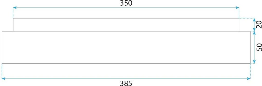 Toolight Toolight, LED stropné svietidlo 40cm, 24W, 4000K, 4000lm, G115-C, biela, OSW-06381