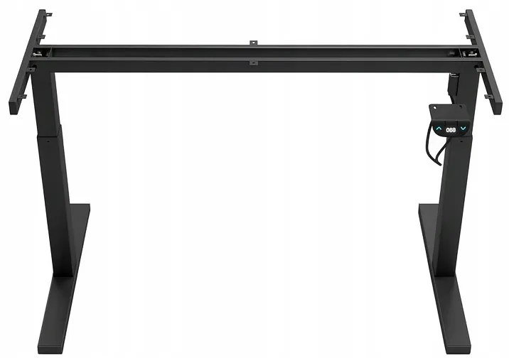 Herný stôl BR04 svetlohnedý s čiernym rámom 120 cm