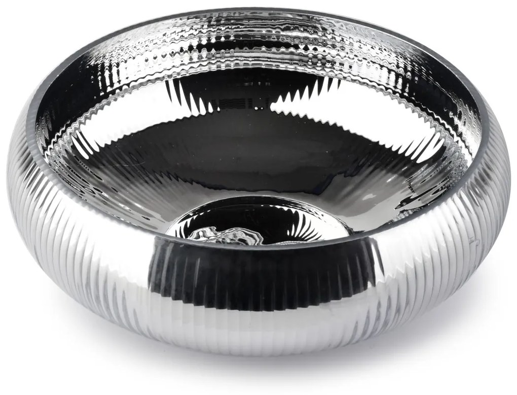 Dekoratívna miska SERENITE SILVER 29 cm strieborná