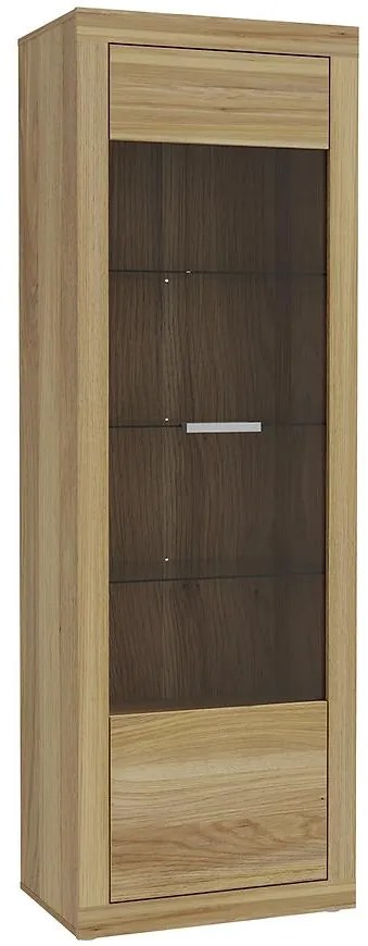 Vitrína Talino L/R Dub Mauvella  Tbbv713-D108