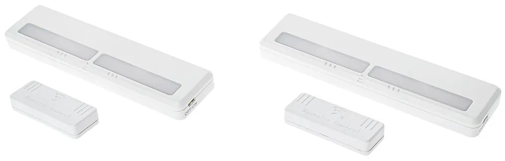 Ecolamp LED svietidlo, 2x LED 0,8w, 4000k, w, magnetický senzor, sada 2ks