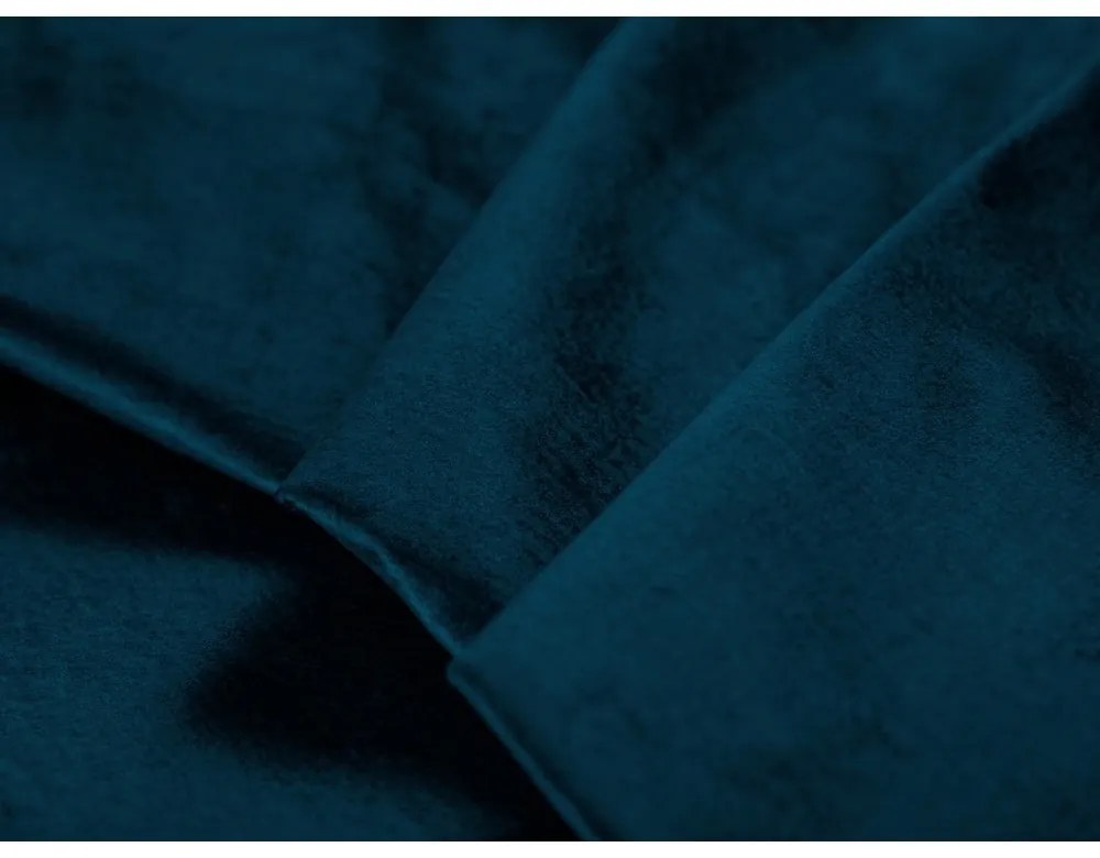 Tmavomodrá zamatová rozkladacia pohovka Milo Casa Luca