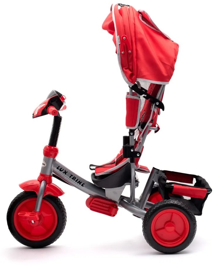 Detská trojkolka so svetlami Baby Mix Lux Trike červená