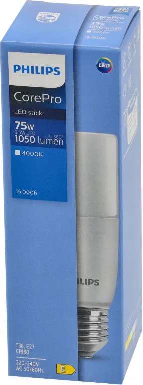 SADA 10 LED žiaroviek E27 T38 9,5W 1050lm CorePro 4000K