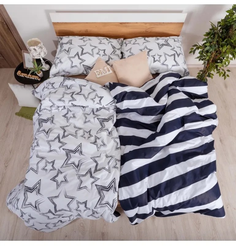 Obliečky bavlnené Maxim EMI, Štandardný set jednolôžko obsahuje 1x 140x200 + 1x 70x90