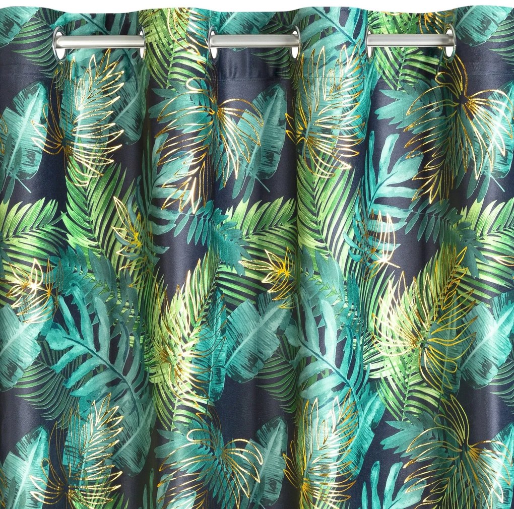 ZATEMŇOVACÍ ZÁVES NA KRÚŽKOCH DAVOS 140X250 VZOROVANÁ