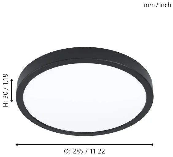 Eglo 99264 - LED Stmievané stropné svietidlo FUEVA 5 LED/20W/230V