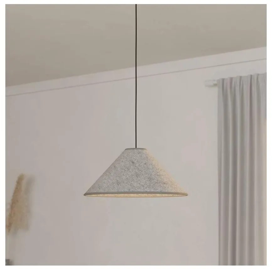 Eglo 43984 - Luster na lanku ALSAGER 1xE27/40W/230V šedá