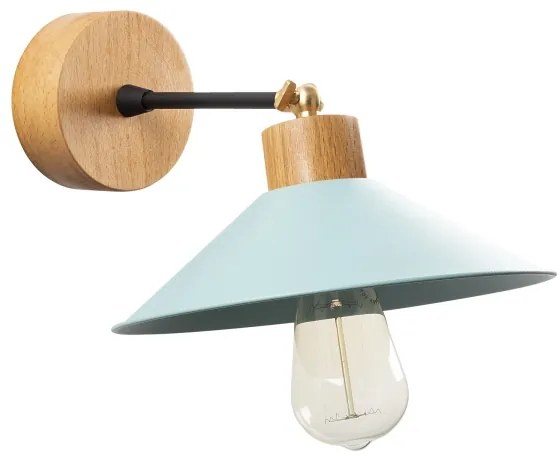 Nástenné svietidlo MANAVGAT 1xE27/40W/230V hnedá/modrá