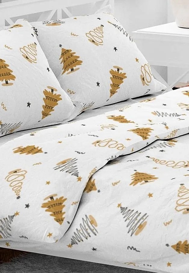 Obliečky Vianočná pohoda A/2 Bavlna 70x90 140x200 cm