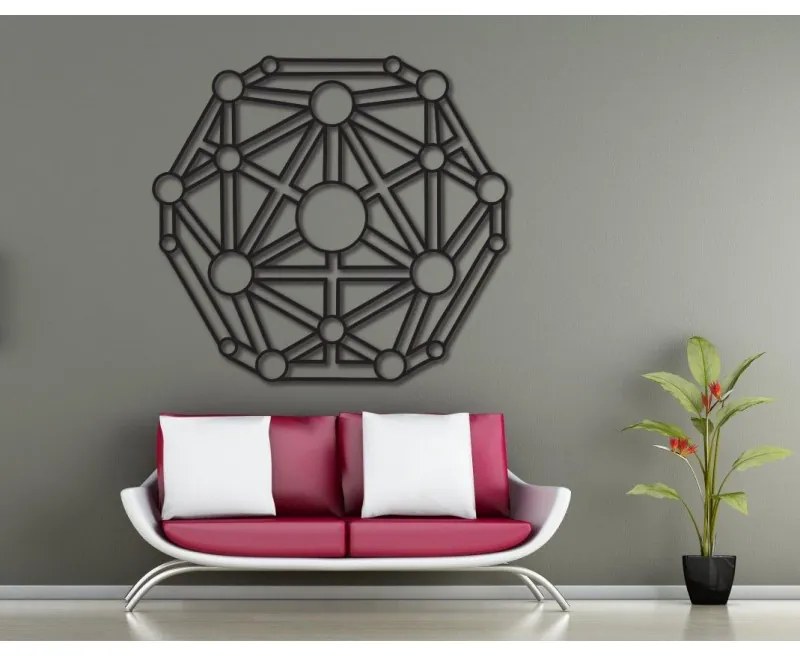 Geometrický obraz na stenu vyrezávaný z drevenej preglejky I SENTOP PR0330