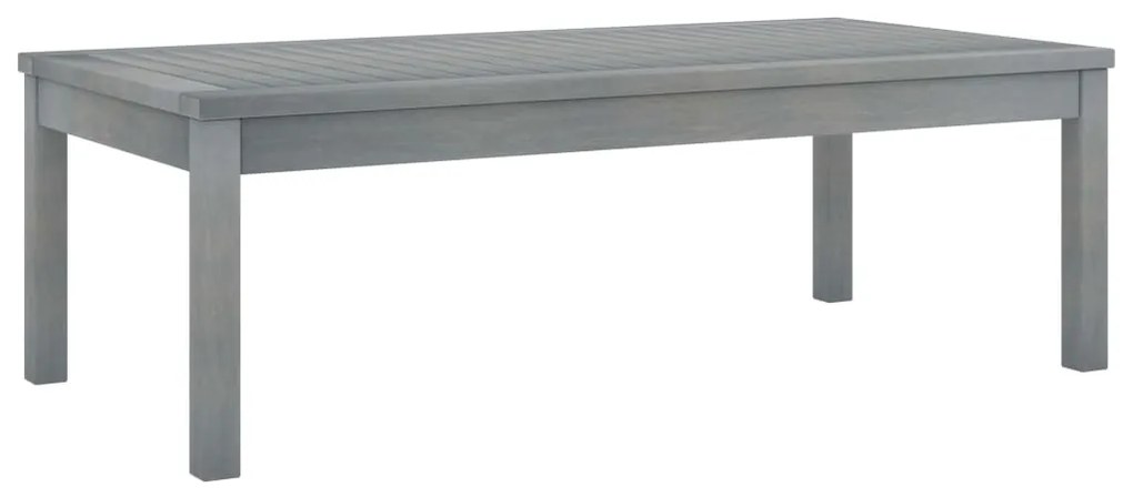 vidaXL Konferenčný stolík 100x50x33 cm sivý masívne akáciové drevo