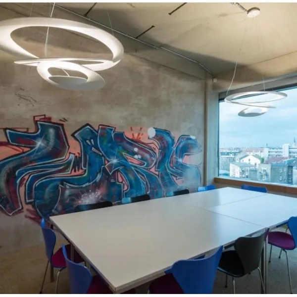 Artemide AR 1237010A - Stmievateľné závesné svietidlo na lanku PIRCE MINI 1xR7s/330W/230V