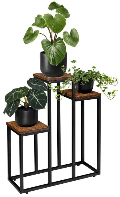 Stojan na kvety AGRAS RUSTIC čierny