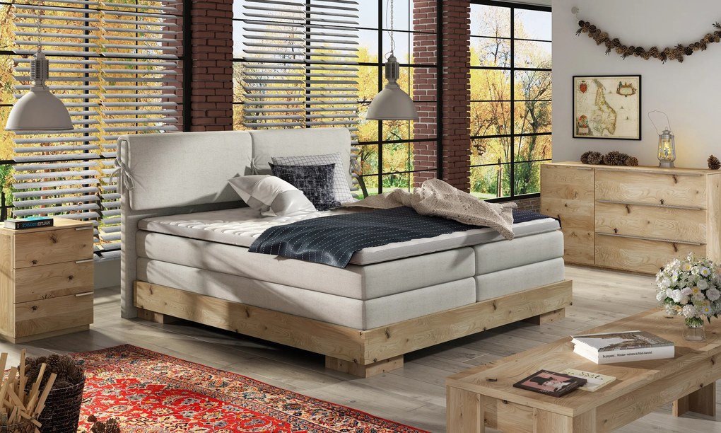 Luxusná box spring posteľ Nemesis 160x200