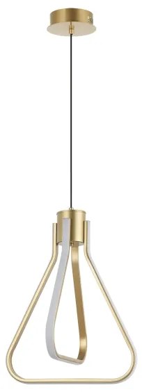 LED luster na lanku ZING LED/19W/230V zlatý