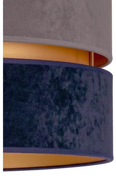 Duolla - Luster na lanku DUO 1xE27/15W/230V pr. 40 cm modrá