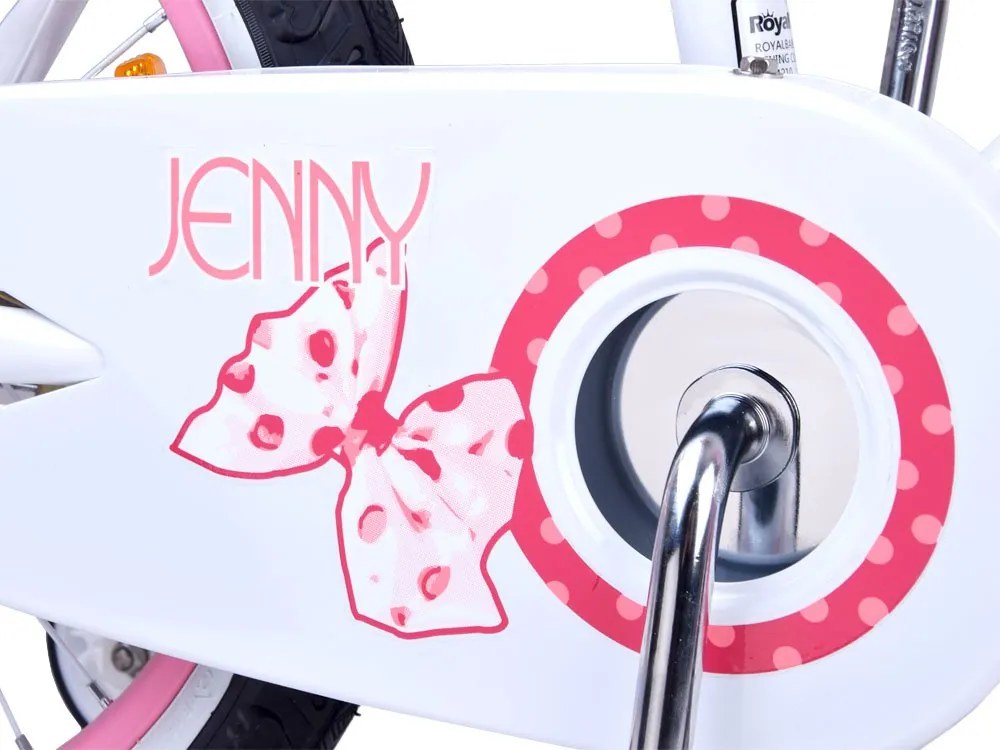RoyalBaby Dievčenský bicykel Royal Baby Jenny bike 14 "RO0103 - ružový
