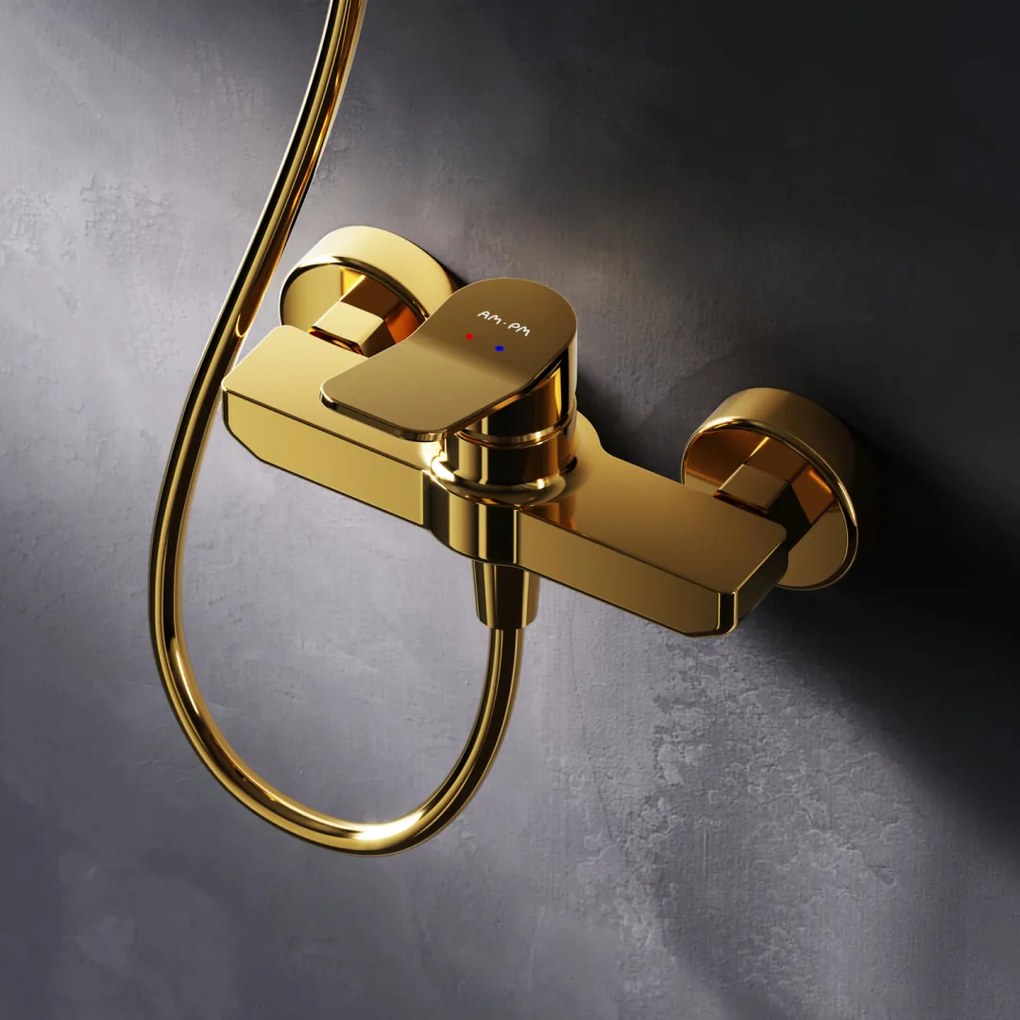 Sprchová batéria AM.PM X-Joy FXA20099 jednopáková, zlatá